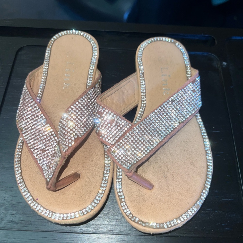 Elegant Rhinestone Embellished Sandals